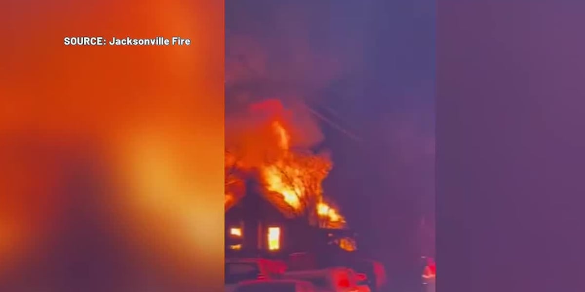 Fire destroys Jacksonville home Thursday morning