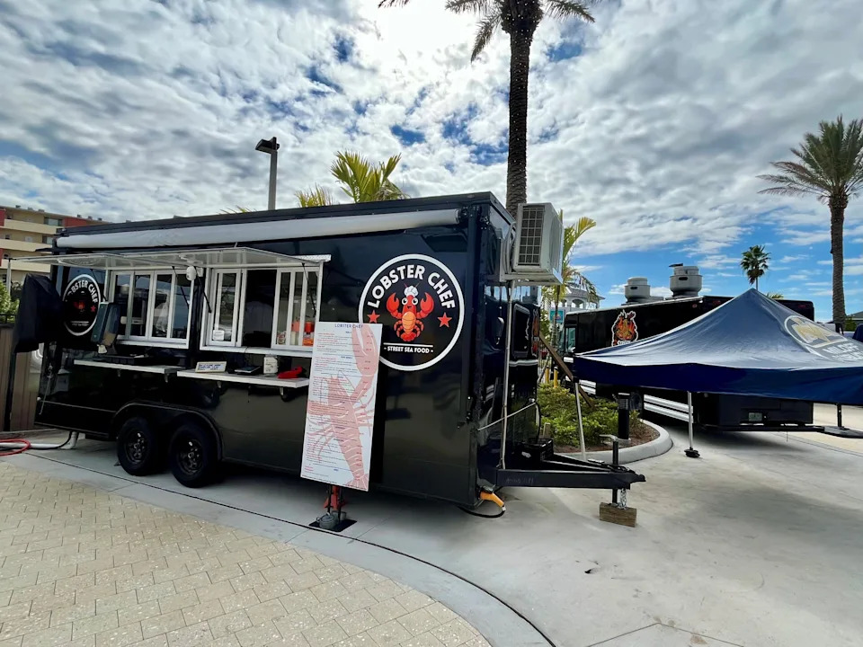 Andreas Visilias owns two food trucks at Slipaway in Cape Coral — Lobster Chef and the neighboring Street Wok.