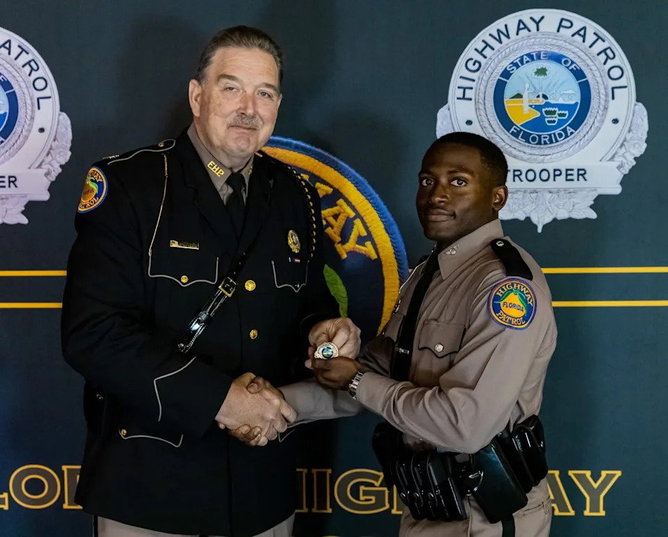 Florida Highway Patrol Trooper Michael Diego's dedication ceremony.
