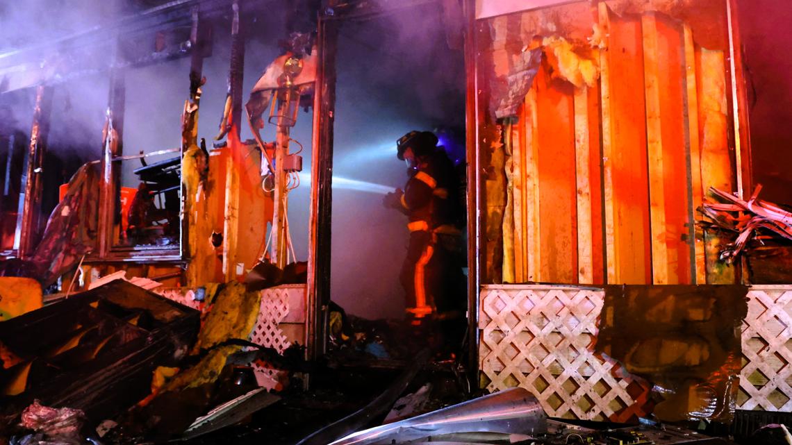 Hillsborough County Fire Rescue on scene of a house fire in Thonotosassa