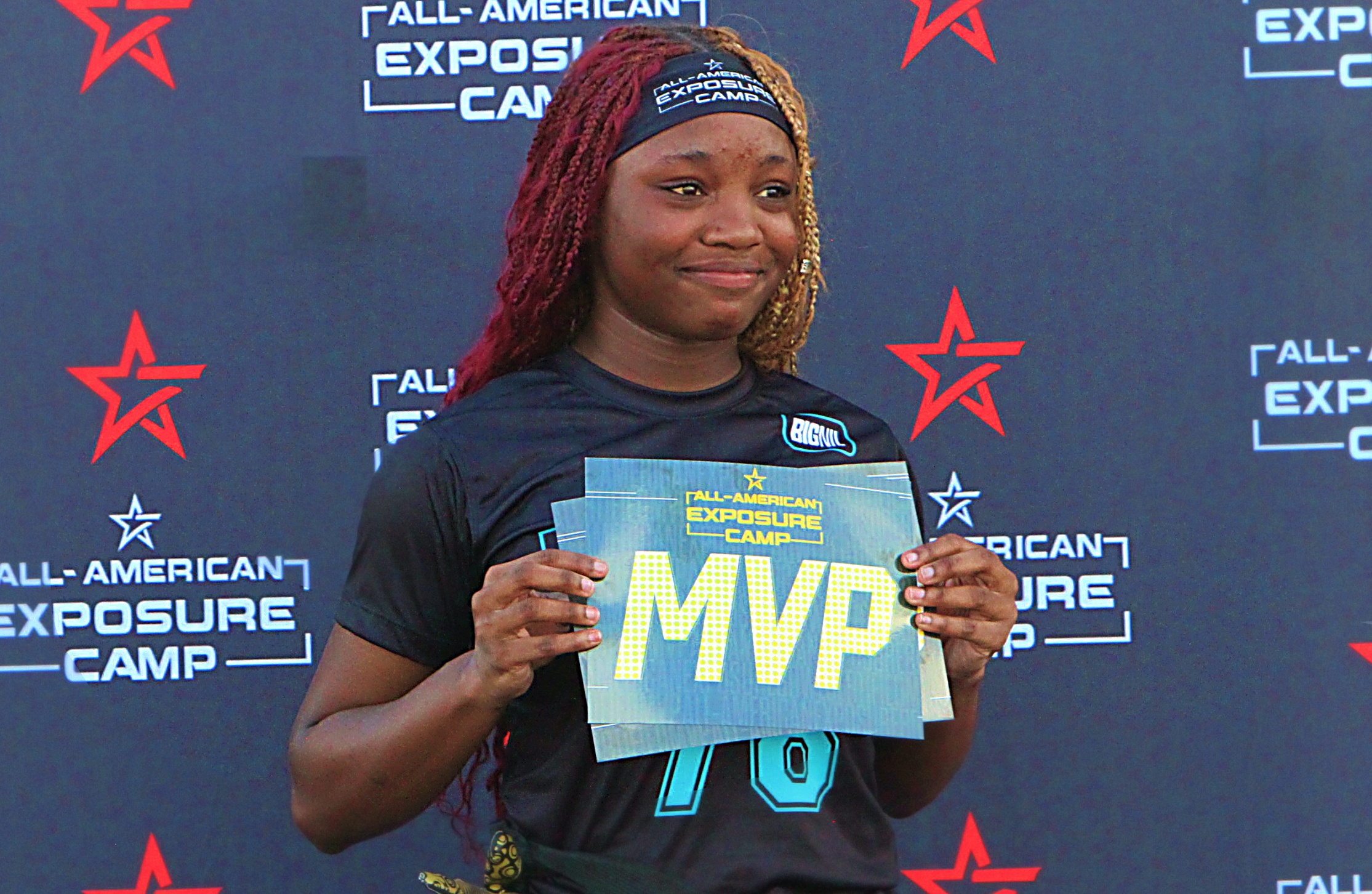 Defensive MVP Akela Martin, a sophomore at Seminole High, at...