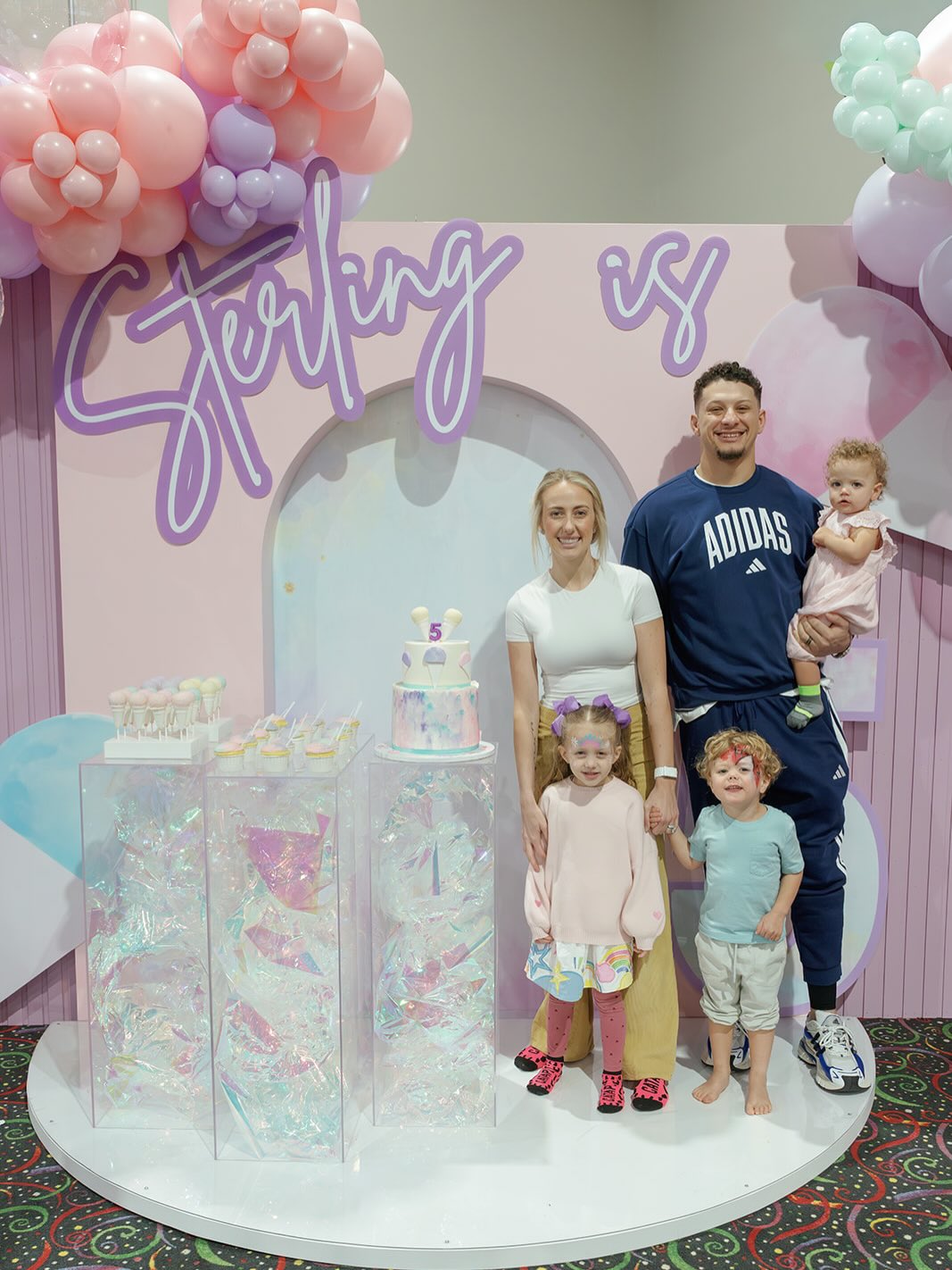 Brittany and Patrick Mahomes celebrate their daughter Sterling Skye's fifth birthday.