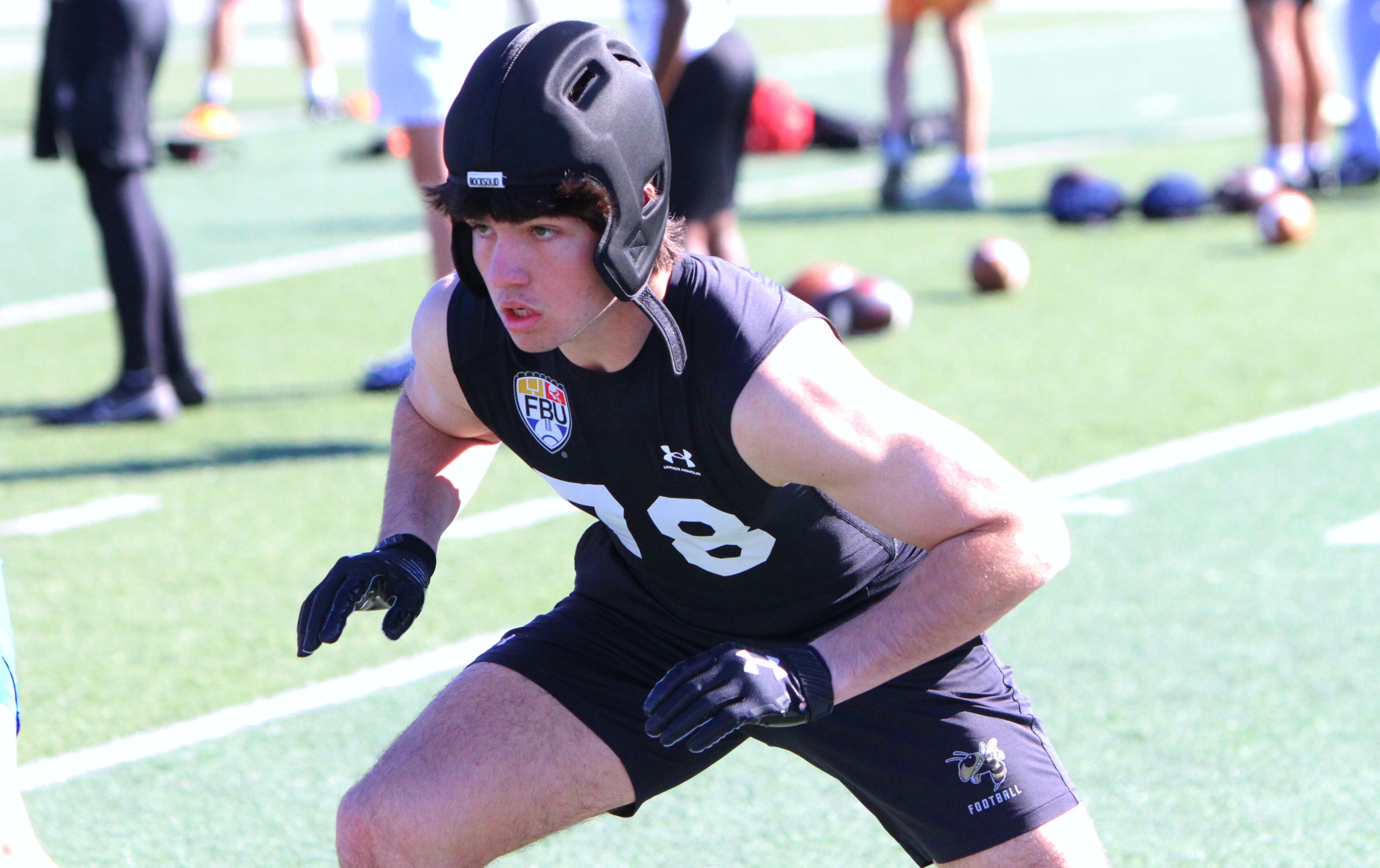 Blaze Allen of Bishop Moore at the 2026 FBU Camp...