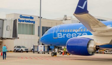 Breeze Airways expands routes at GSP Airport