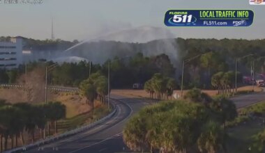 SR 408 reopens at Colonial Drive after closure due to brush fire