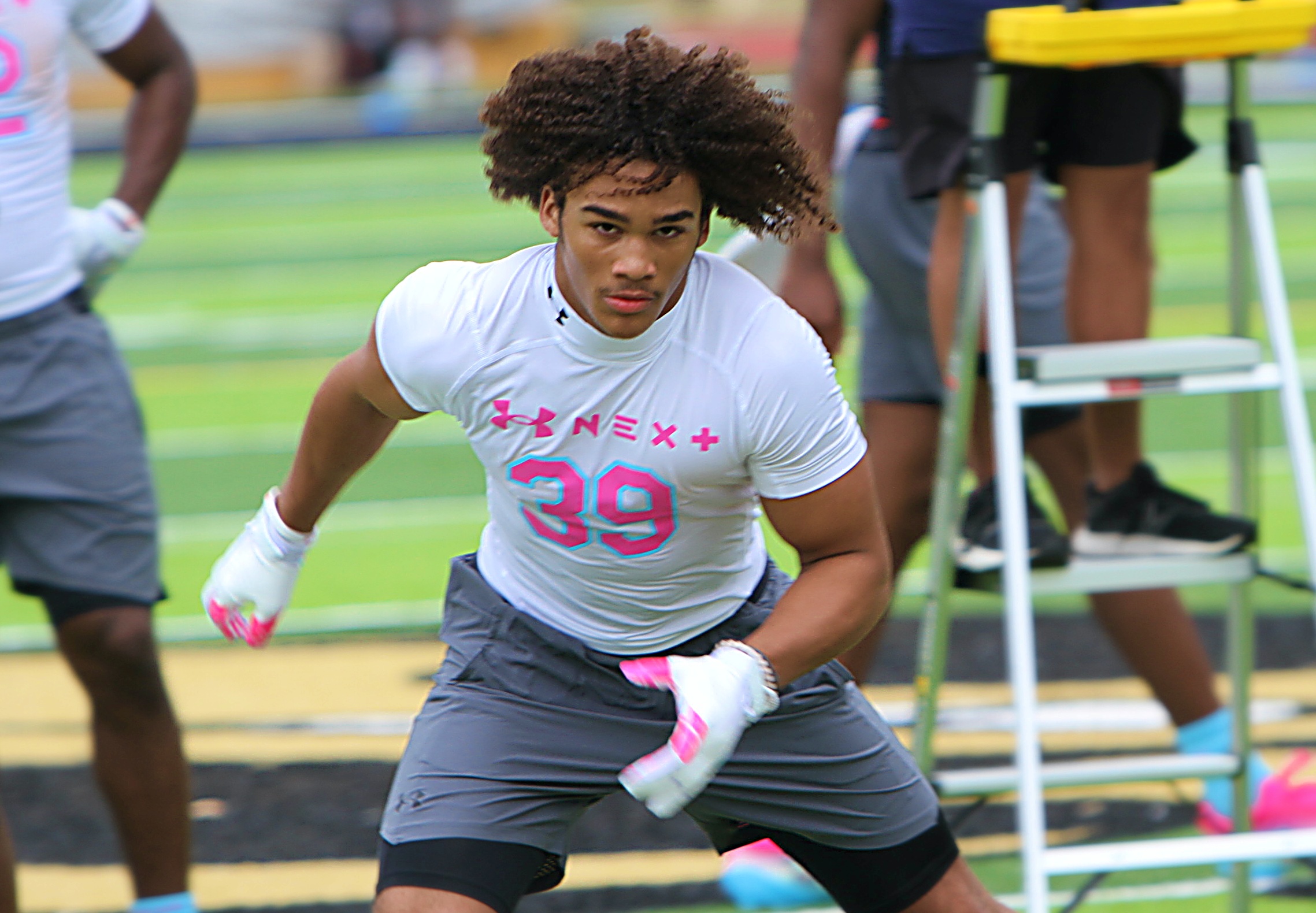 TFA 2029 athlete Brycsen Robb at the Under Armour Camp...