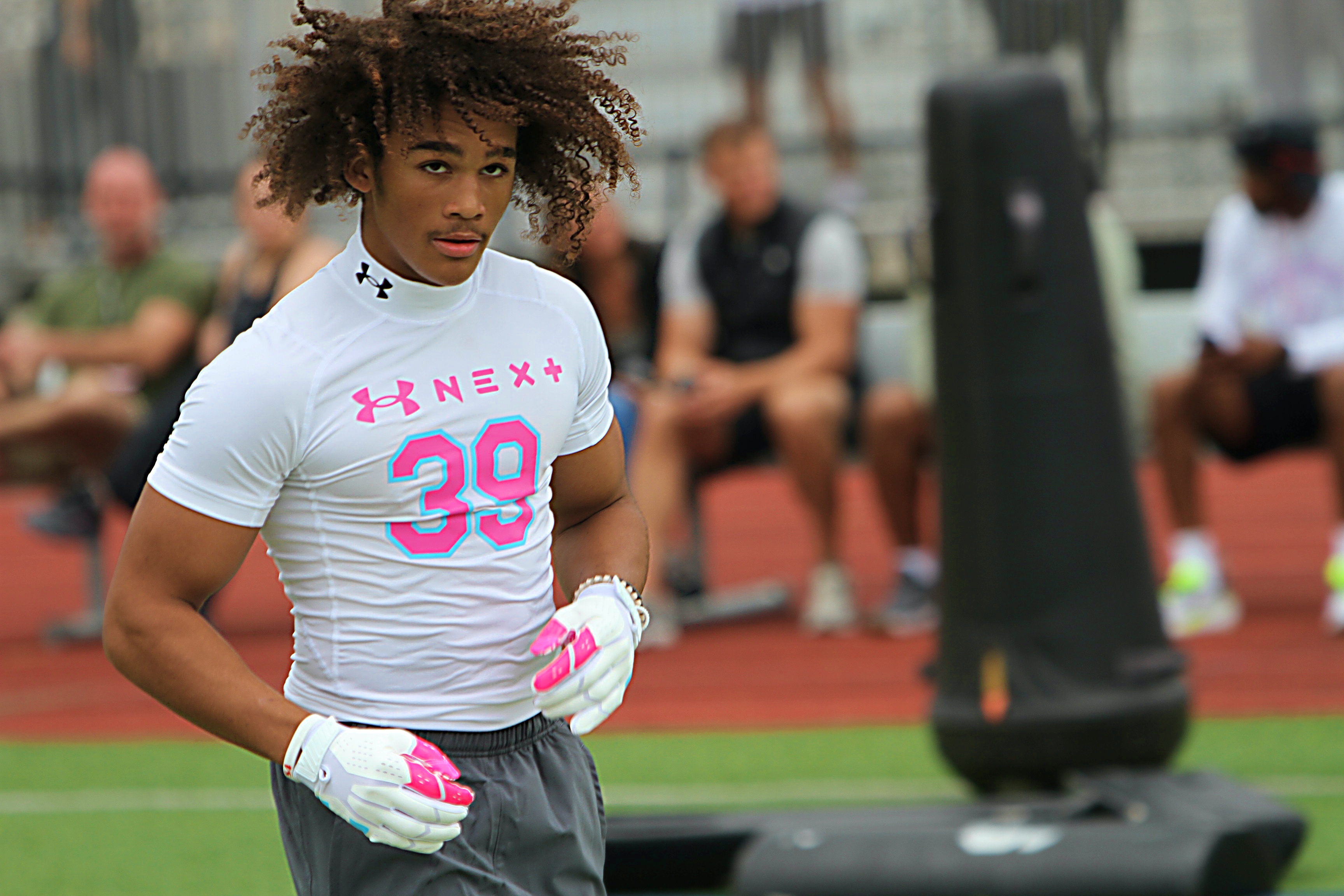 TFA 2029 athlete Brycsen Robb at the Under Armour Camp...