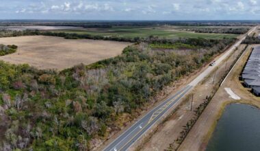Lennar Homes LLC proposed a rezone of over 680 acres of agricultural land near Buckeye Road to build about 2,000 single-family homes in Manatee County, shown on Feb. 12, 2026.