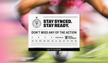 Inter Miami CF Unveils New Sync to Calendar Feature!
