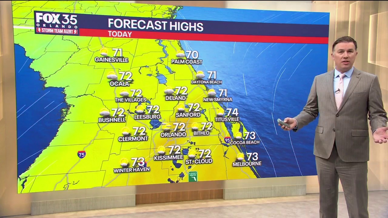 Orlando AM Weather Forecast: Warmer temperatures return