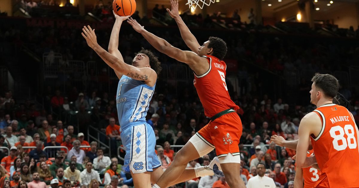 Miami never trails in 75-66 win over No. 11 North Carolina :: WRAL.com