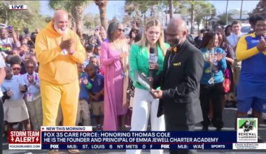 FOX 35 honors Thomas Cole with Care Force Award