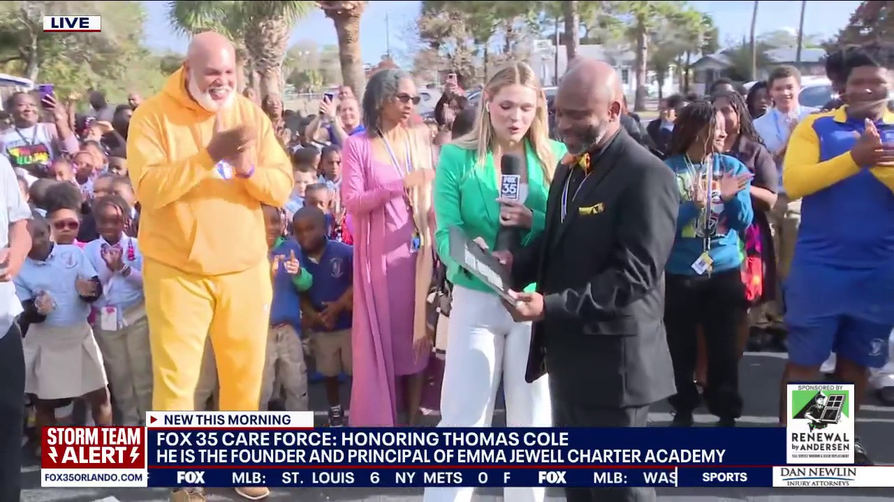 FOX 35 honors Thomas Cole with Care Force Award