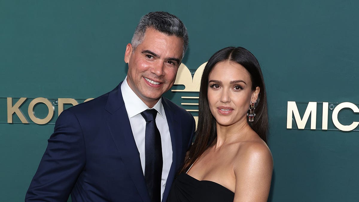 Cash Warren and Jessica Alba