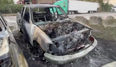 Several vehicles go up in flames when blaze breaks out at Miami Gardens transmission shop