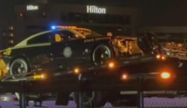 Driver slams into FHP cruiser during DUI stop on Dolphin Expressway, officials say