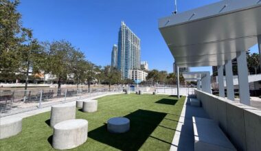 Ribbon Cutting For Tampa Riverwalk's Two New Dog Parks