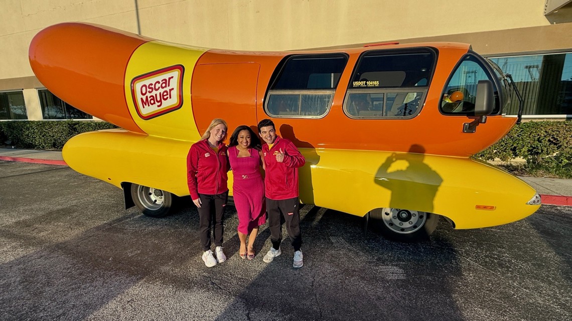 The 'Wienermobile' is in Jacksonville. Here's where you can find it