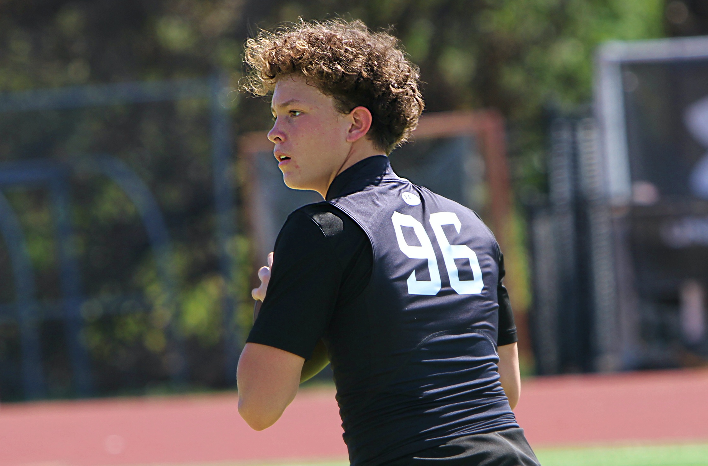 Bishop Moore 2029 quarterback Charles Lyman at the 2026 Orlando...