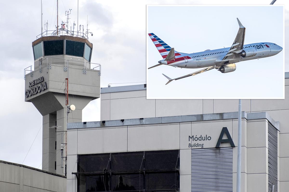 American Airlines jet lands in Miami with bullet holes after trip to Colombia