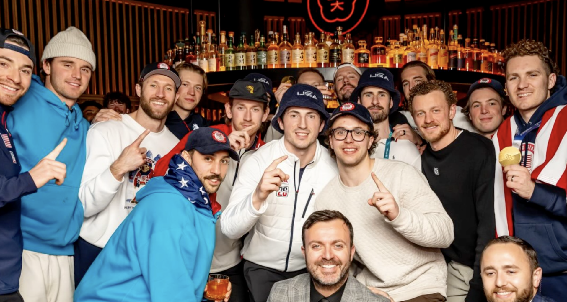 Team USA Men’s Hockey Celebrates Olympic Gold in Miami