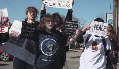Jacksonville ISD students join statewide walkouts to protest ICE policies