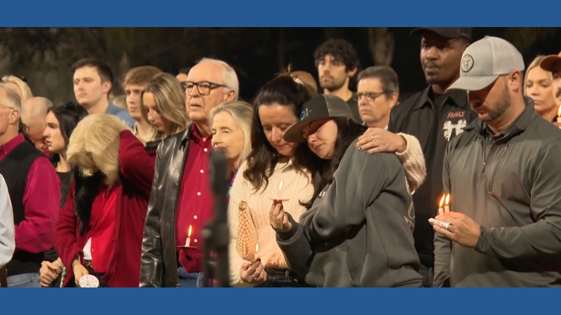 'We can't wait to see him again': Hundreds honor Koby Flores at candlelight vigil