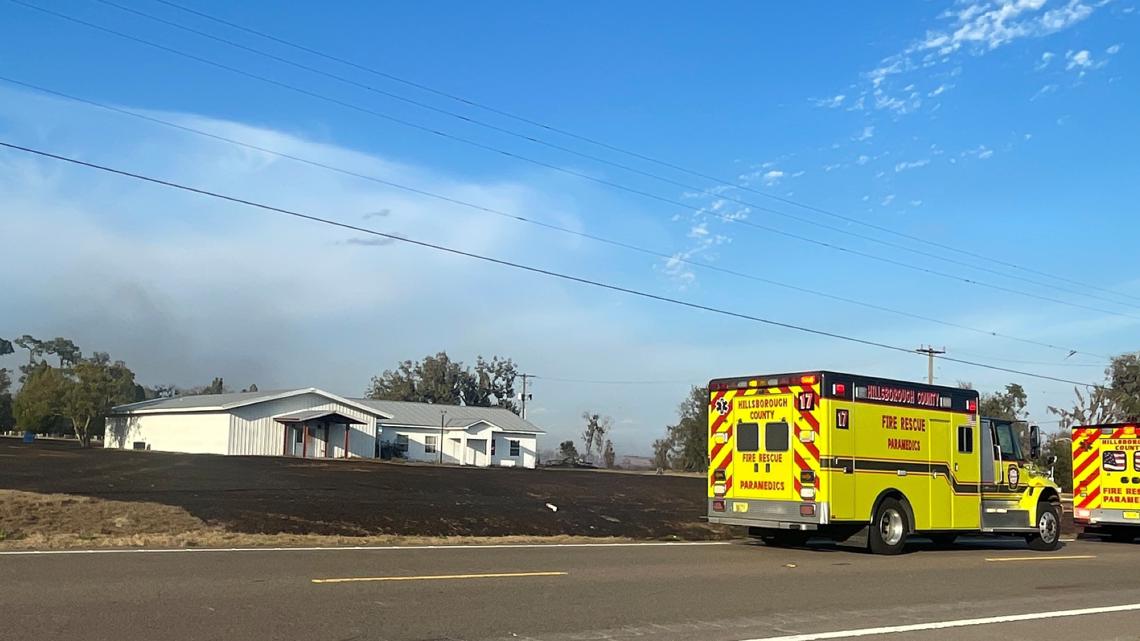 Firefighters battle Wimauma fire that spares church amid ongoing dry conditions