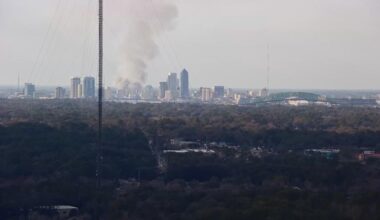 Massive cloud of smoke over Jacksonville coming from recycling plant fire: JFRD