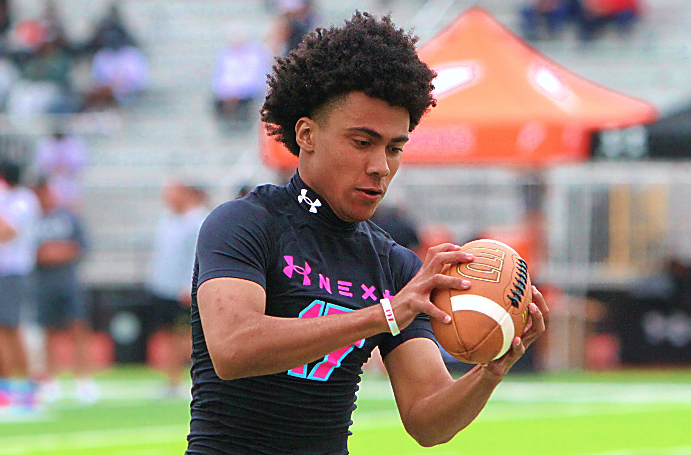 TFA 2027 defensive back David Coleman Jr., at the Under...