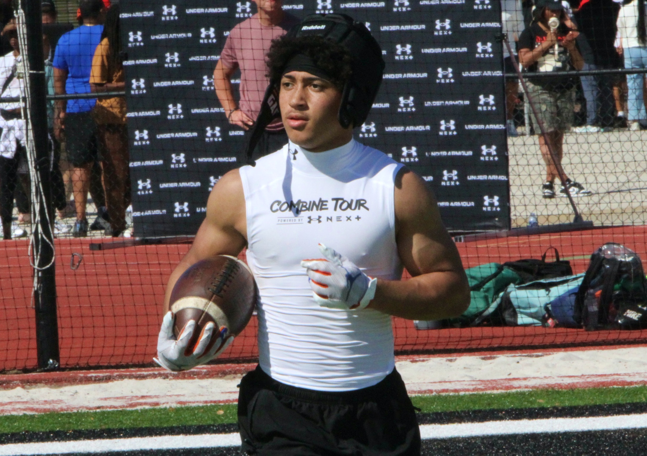 Bishop Moore 2028 running back Donovan Ferrufino at the 2026...