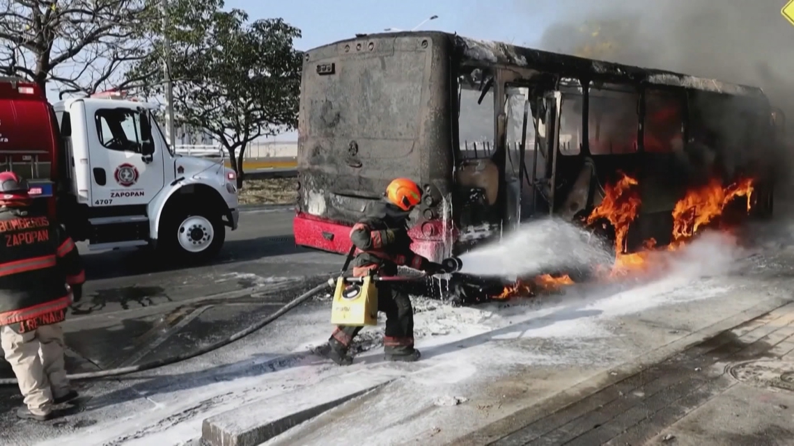 Americans stranded in Mexico after cartel leader’s killing sparks unrest