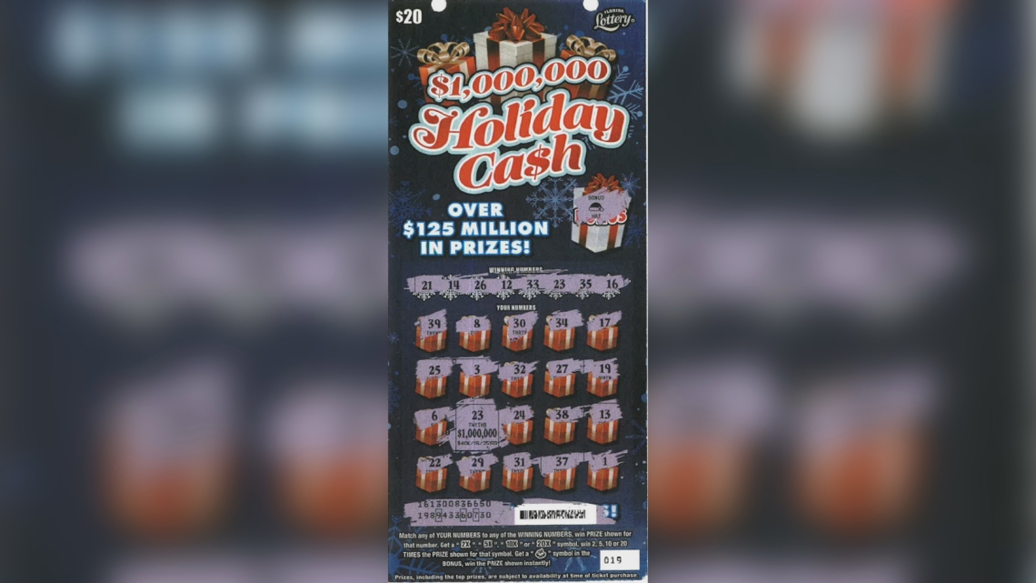 Tarpon Springs woman claims $1 million lottery prize