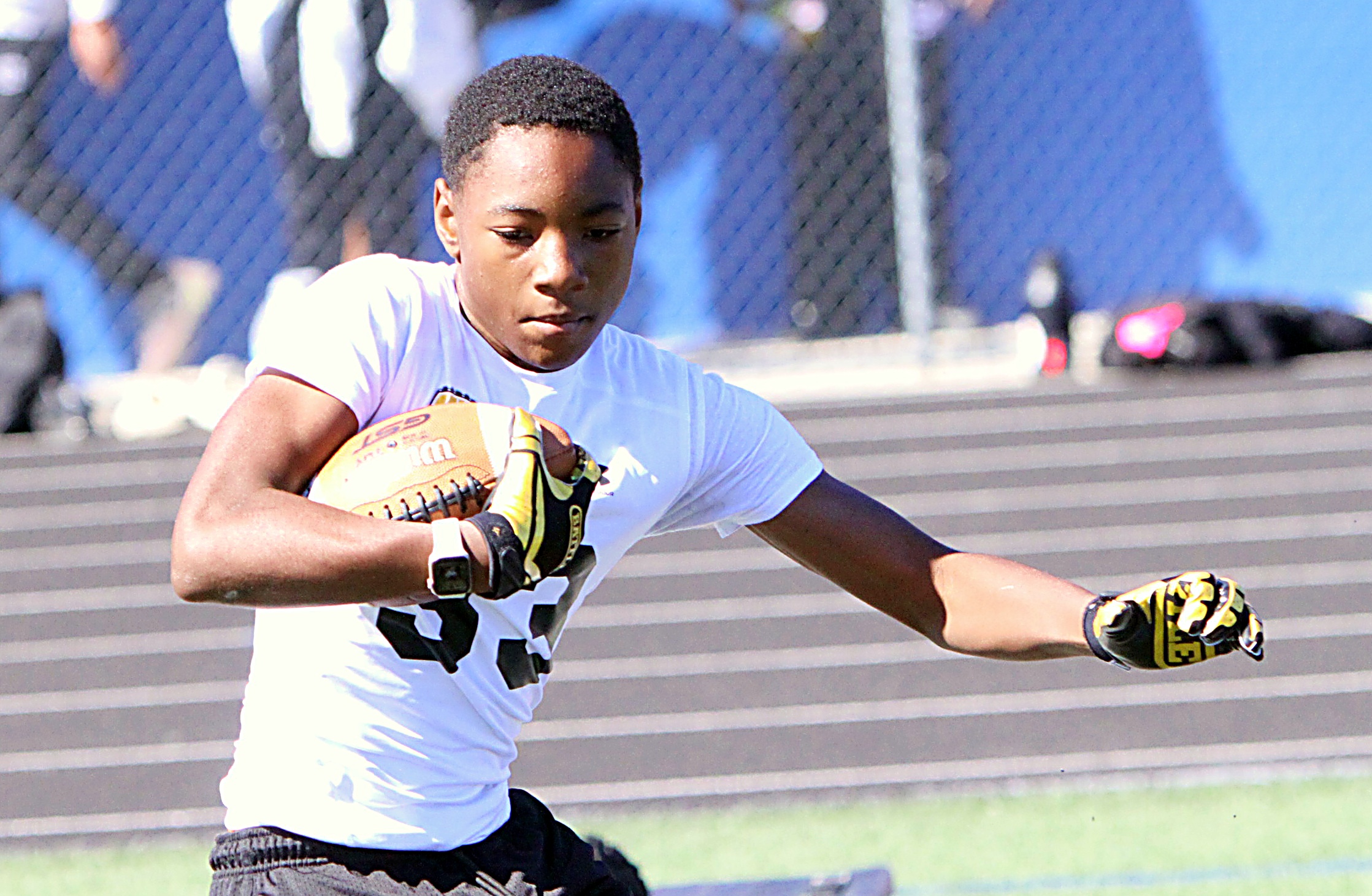 Ethan Williams of Starke Bradford Middle School at the 2026...