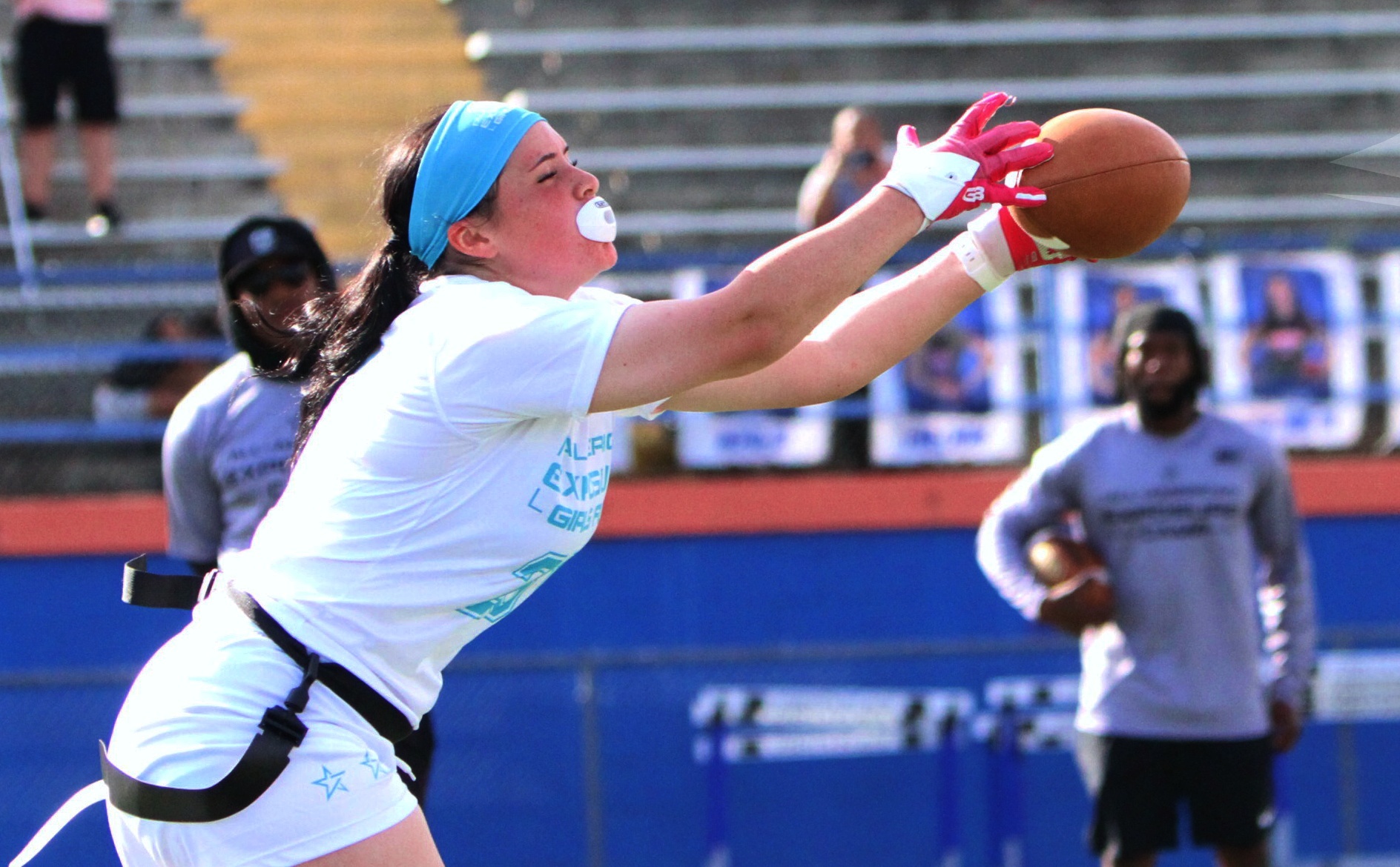 South Lake senior at the Girls Flag Football All-American Exposure...