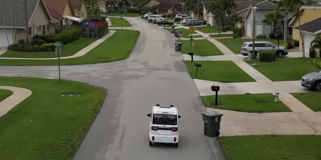 Miami man gets randomly sent a massive crate from China with a micro car inside and is left in disbelief when he unboxes it