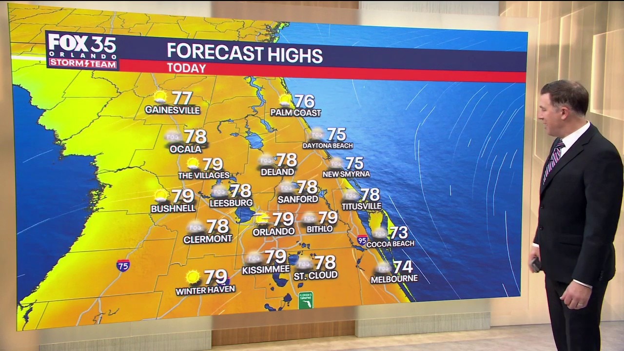 Orlando AM Weather Forecast: Warm, sunny day ahead