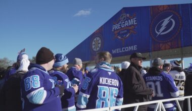 Bolts fans brave cold for NHL Stadium Series at Raymond James
