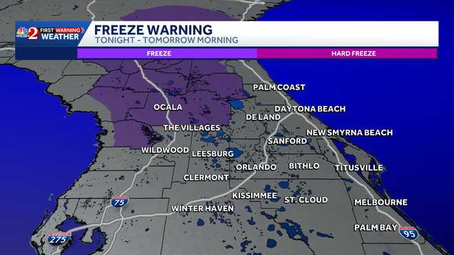 freeze warning Marion Feb 5-6 2026