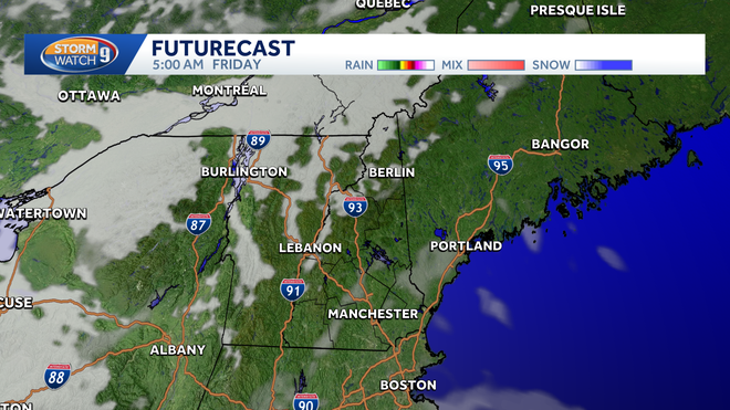 Friday morning futurecast