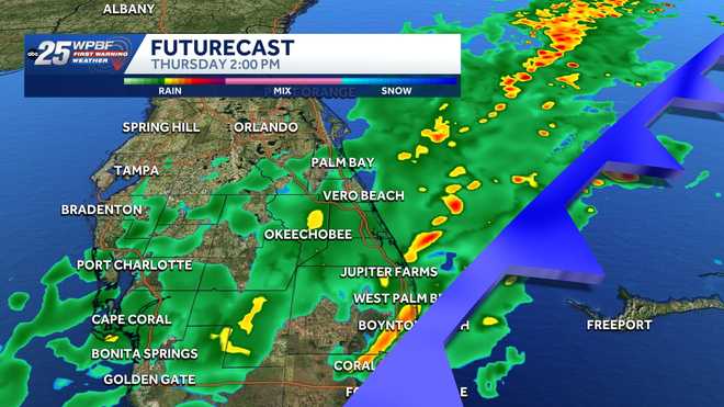 cold temps with wind chills in the 20s and 30s for south florida