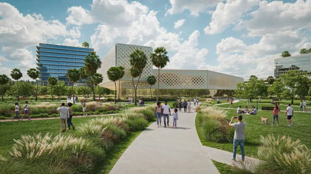 Rendering of a neighborhood in St. Pete