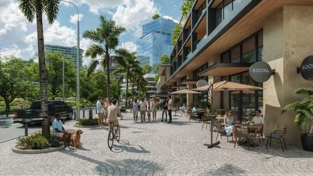 Rendering of a neighborhood in St. Pete