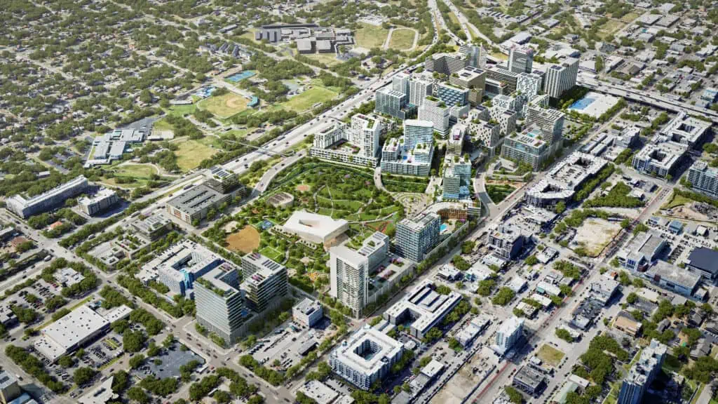 Rendering of a neighborhood in St. Pete