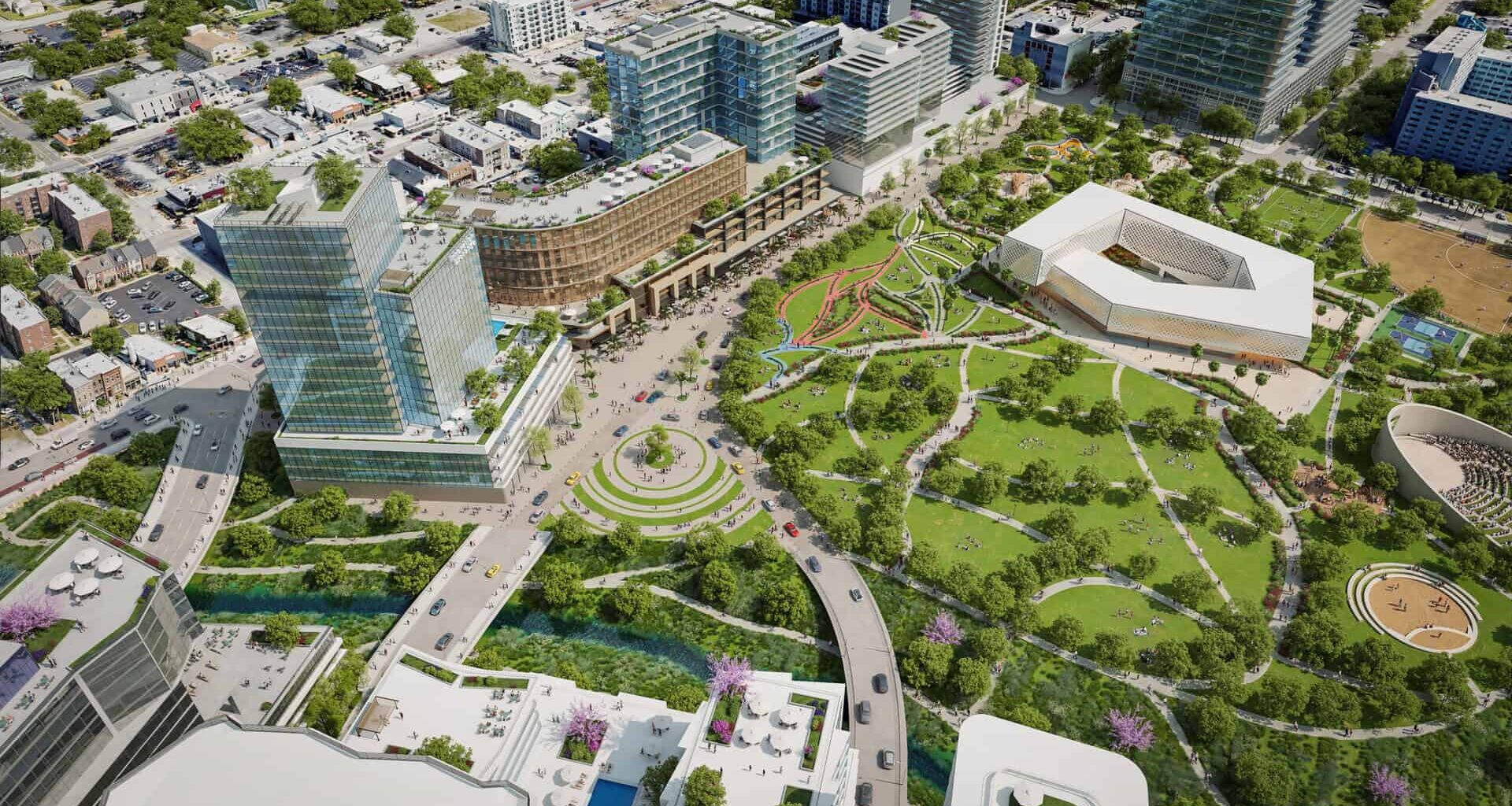 Rendering of a neighborhood in St. Pete