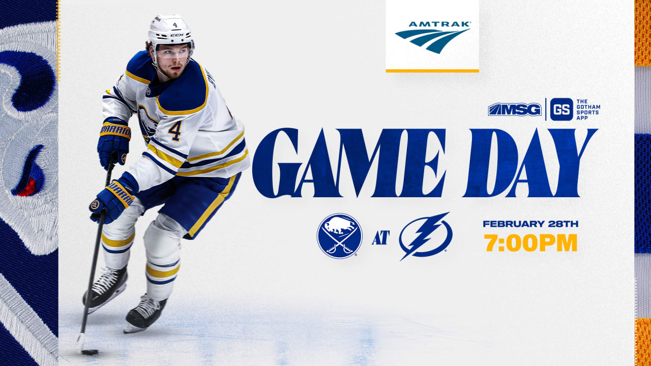 Sabres at Lightning | How to watch, lineup notes, and storylines