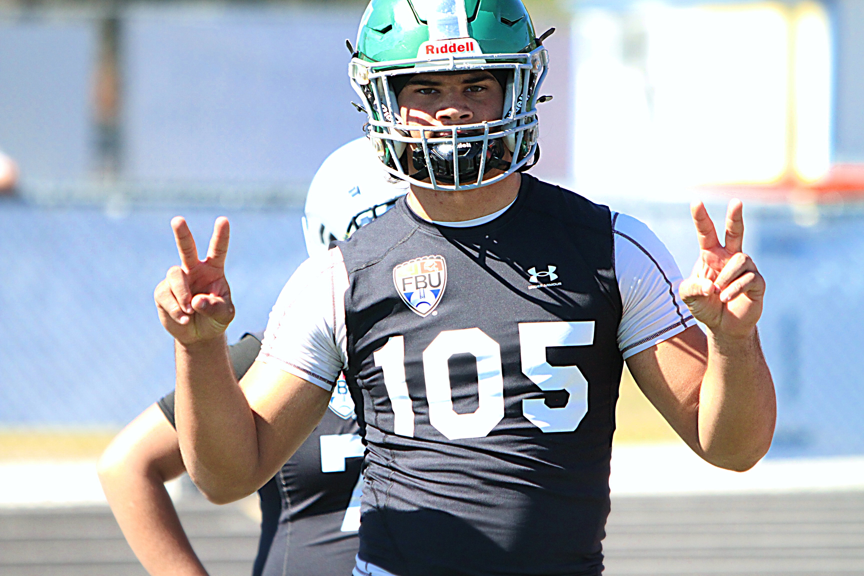 Gabriel Octtaviani Gonzalez of Venice High at the 2026 FBU...