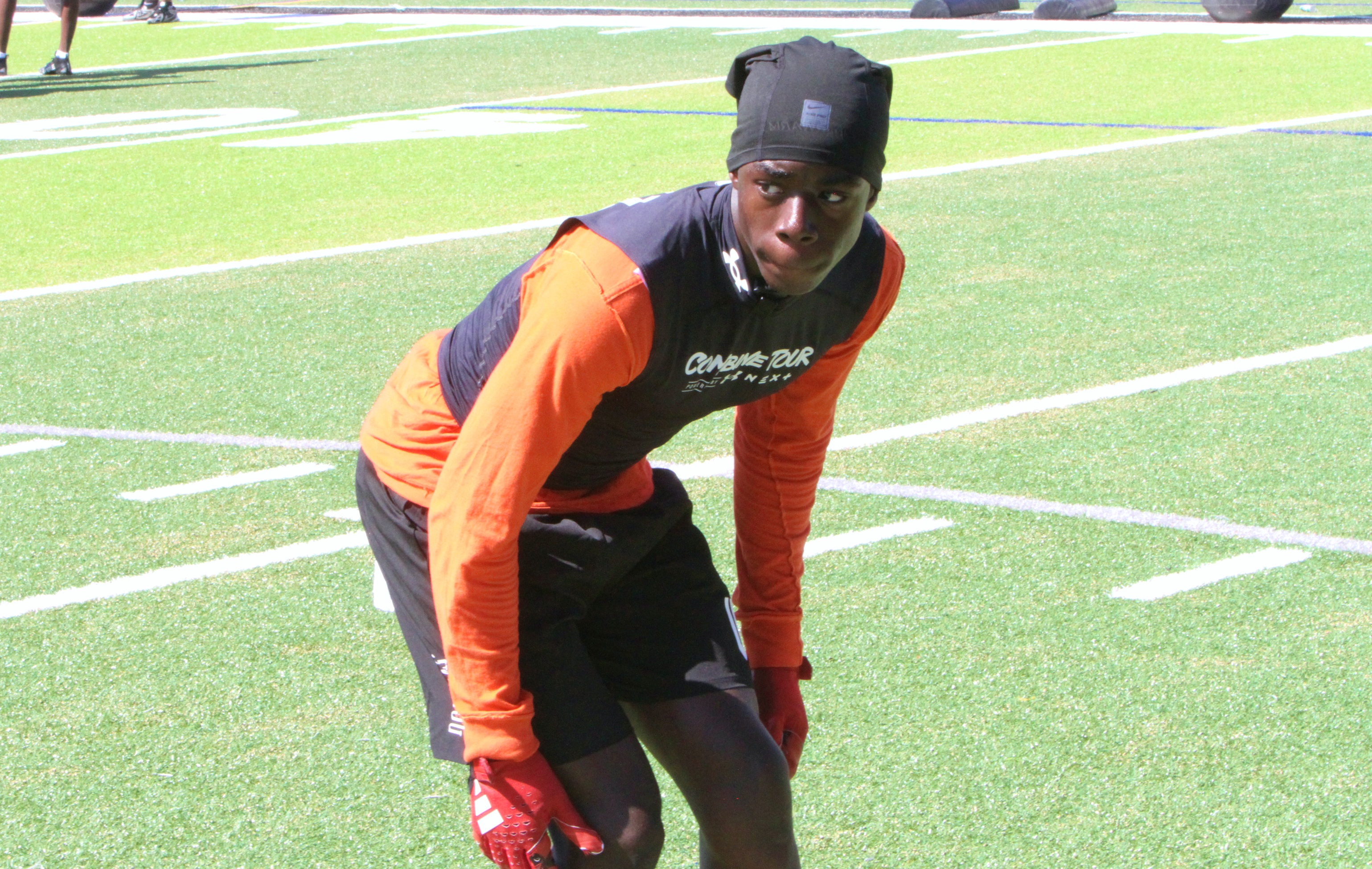 Defensive backs MVP Garrison Lubin, 2027, of Lake Minneola at...