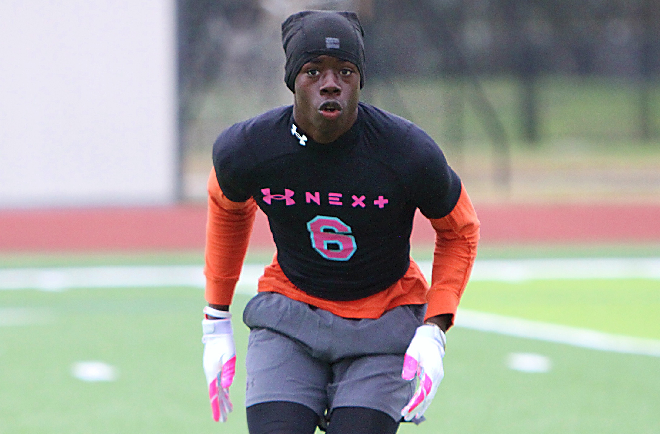 Lake Minneola 2026 defensive back Garrison Lubin at the Under...