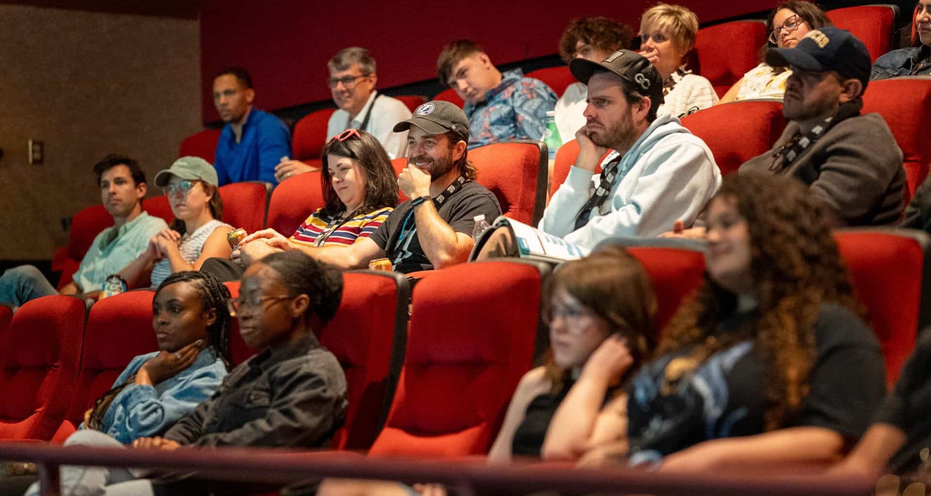 People inside a movie theater